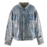 Saint Michael ANCELLM DAMAGE DENIM JACKET