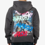 SAINT Mxxxxxx Anarchy Hoodie – Charcoal - Image 2