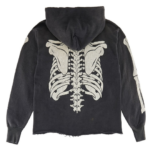 SAINT Mxxxxxx Bone VL Hoodie – Black - Image 2