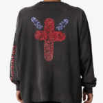 SAINT Mxxxxxx Born Saint Long Sleeve T-Shirt - Image 2