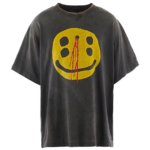 SAINT Mxxxxxx Cactus Plant Flea Market Smile T-Shirt – Black