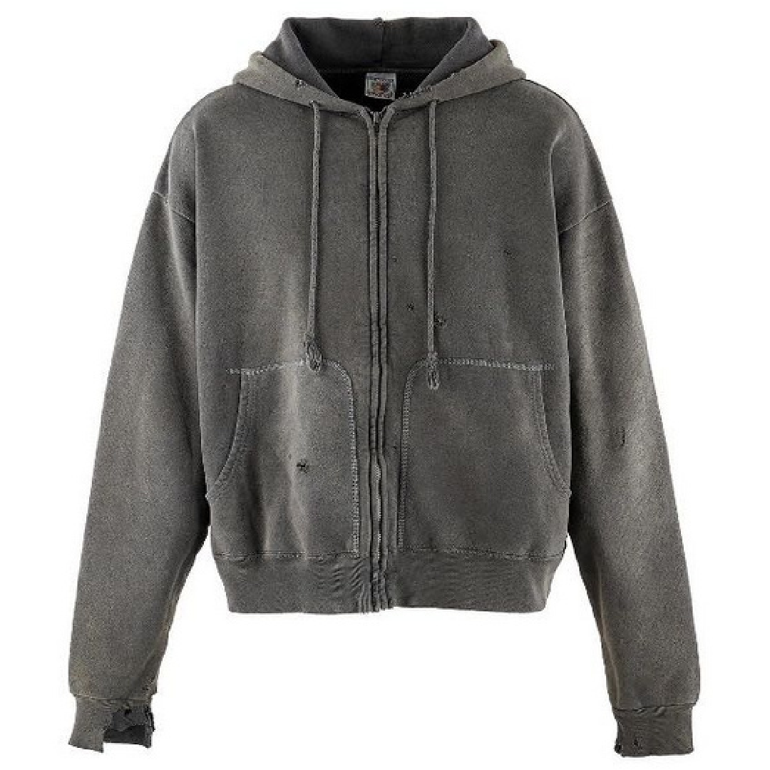SAINT Mxxxxxx DBL-FC Zip Hoodie front SAINT Mxxxxxx Zip Hoodie - Image 1