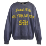 SAINT Mxxxxxx FATAL LIFE Crewneck Sweatshirt
