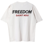 SAINT Mxxxxxx FREEDOM × ASTRO T-Shirt – White - Image 2
