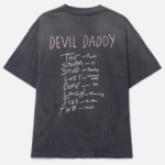 Saint Mxxxxxx Devil Daddy T-Shirt – Black - Image 2