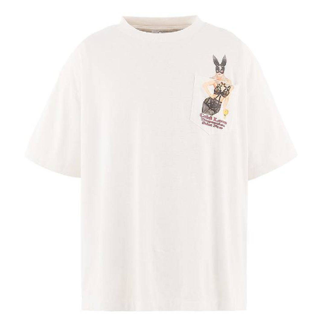 SAINT Mxxxxxx Graphic Print Tee – Premium Japanese Fashion front SAINT Mxxxxxx POCKET T-Shirt - Image 1