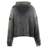 SAINT Mxxxxxx Double Face Destroyed Zip-Up Hoodie - Image 2