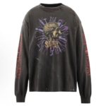 SAINT Mxxxxxx SS26 Head Long Sleeve T-Shirt – Black