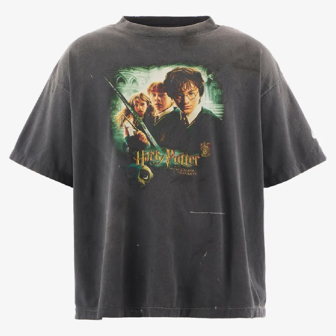 SAINT Mxxxxxx Harry Potter Graphic Print T-Shirt front SAINT Mxxxxxx Harry Potter T-Shirt - Image 1