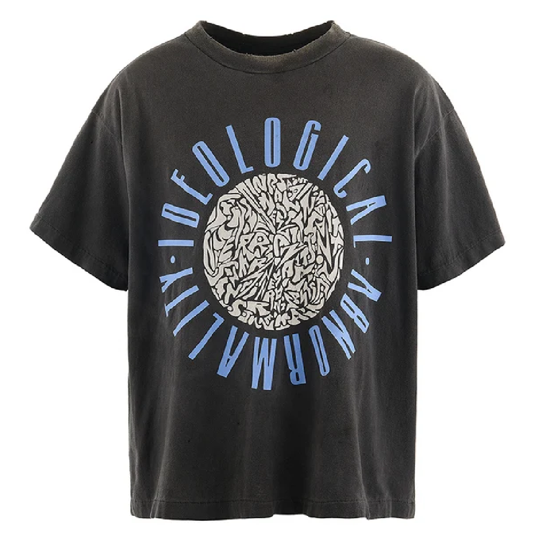 SAINT Mxxxxxx IDEOLOGICAL Graphic T-Shirt front SAINT Mxxxxxx IDEOLOGICAL T-Shirt - Image 1