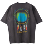 SAINT Mxxxxxx LASTMAN × HOLY GHOST T-Shirt – Black - Image 2