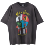 SAINT Mxxxxxx LASTMAN × HOLY GHOST T-Shirt – Black