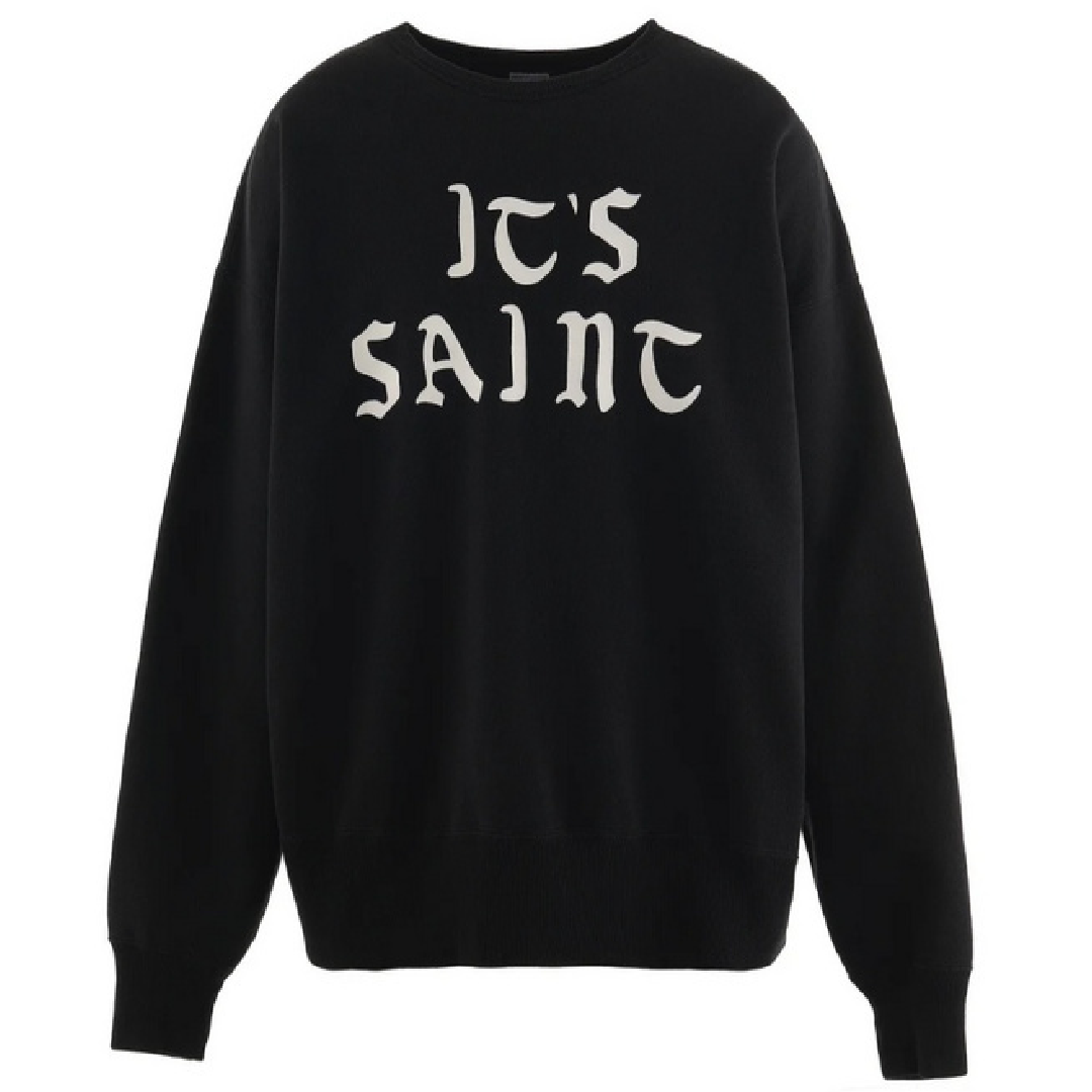 SAINT Mxxxxxx Logo Print Pullover Sweatshirt front SAINT Mxxxxxx IT'S SAINT Sweatshirt - Image 1