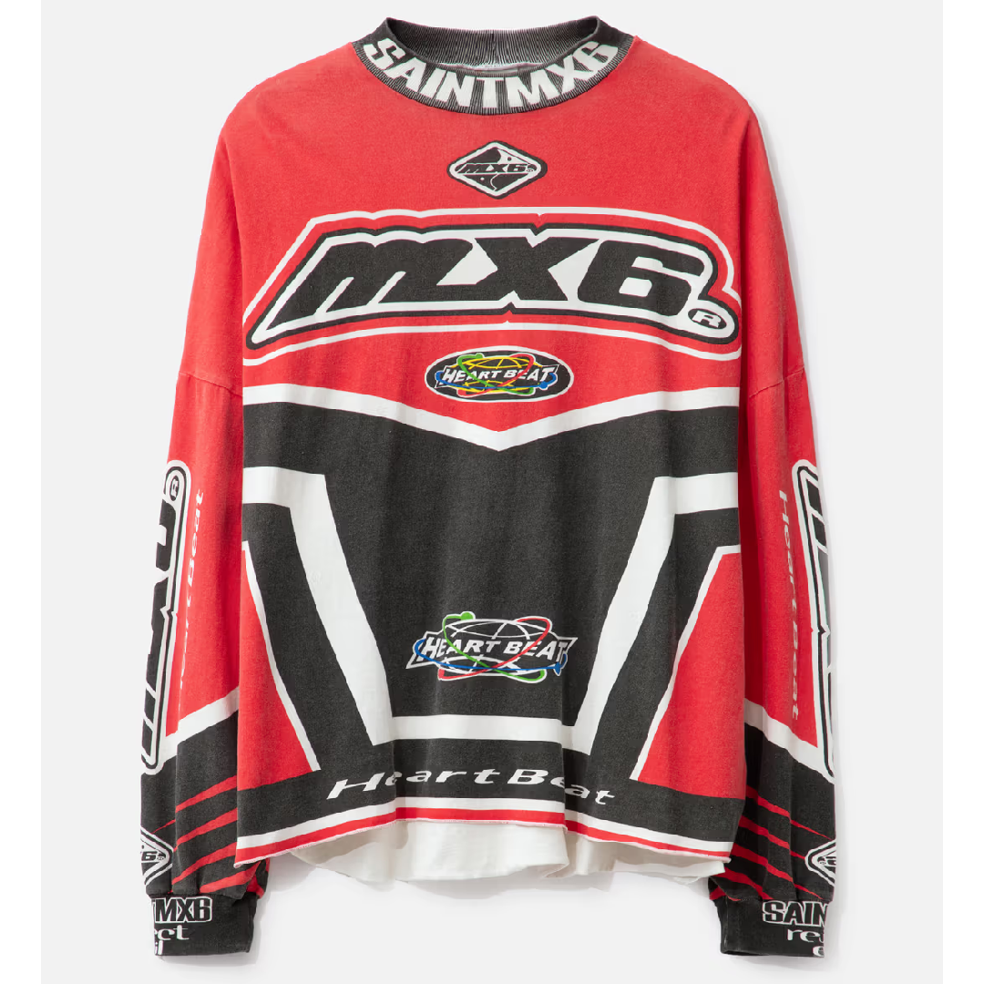SAINT Mxxxxxx MX6 Graphic Long Sleeve T-Shirt front SAINT Mxxxxxx MX6 Long Sleeve T-Shirt - Image 1