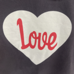 SAINT Mxxxxxx Heart Love T-Shirt - Image 2