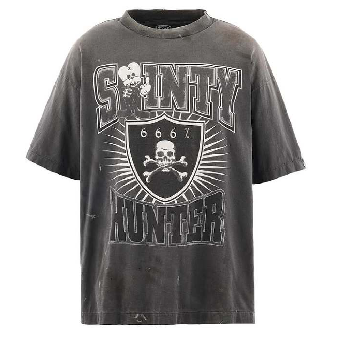 SAINT Mxxxxxx Sainty Hunter Printed T-Shirt front SAINT Mxxxxxx Sainty Hunter T-Shirt - Image 1