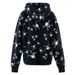 SAINT Mxxxxxx Skull and Crossbones Hoodie - Image 2