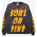 SAINT Mxxxxxx Soul On Fire Long Sleeve T-Shirt