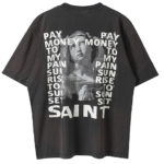 SAINT Mxxxxxx Pay Money to My Pain T-Shirt – Black - Image 2