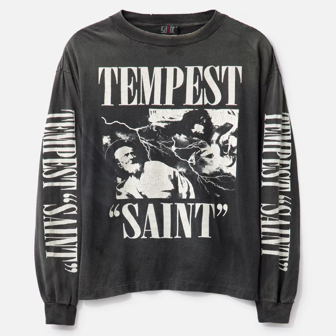 SAINT Mxxxxxx Tempest Long Sleeve T-Shirt front SAINT Mxxxxxx Tempest Long Sleeve T-Shirt - Image 1