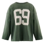 SAINT Mxxxxxx WILD GOD Football Sweatshirt – Green - Image 2