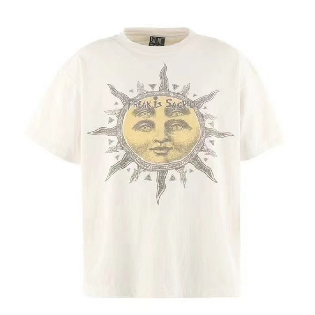 SAINT Mxxxxxx × Cactus Plant Flea Market Freak Is Sacred T-Shirt front SAINT Mxxxxxx × Cactus Plant Flea Market Freak Is Sacred T-Shirt - Image 1