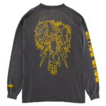 Saint Mxxxxxx x David Bowie Hunky L/S T-Shirt Faded Black - Image 2