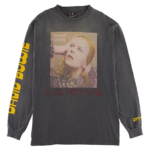 Saint Mxxxxxx x David Bowie Hunky L/S T-Shirt Faded Black