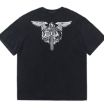 Saint Michael X NEIGHBORHOOD Skull Biker T-Shirt - Image 2