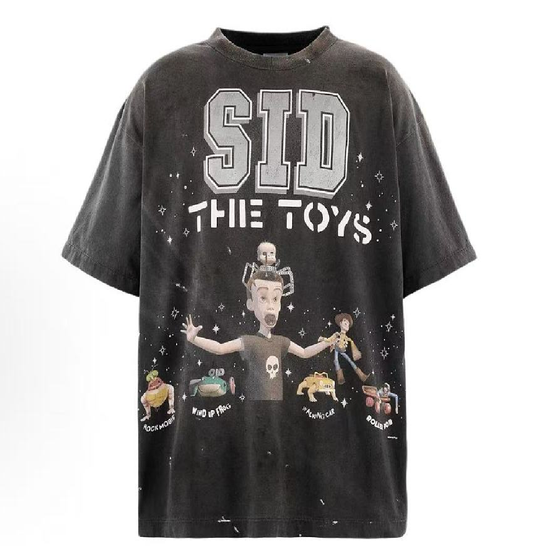 SAINT Mxxxxxx × Pixar Toy Story Graphic T-Shirt front SAINT Mxxxxxx × Pixar Toy Story T-Shirt - Image 1