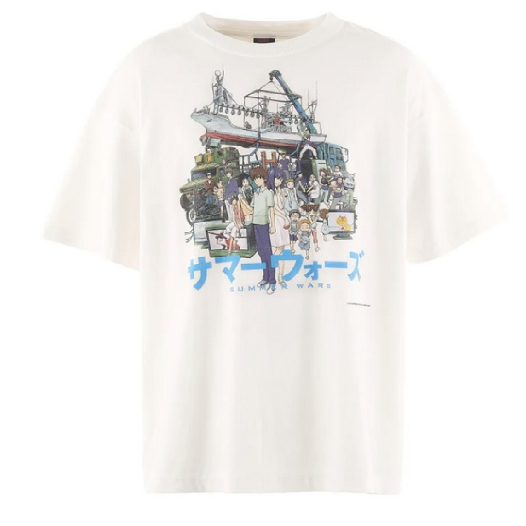 SAINT Mxxxxxx × Summer Wars × GEEKS RULE SS T-Shirt front SAINT Mxxxxxx × Summer Wars × GEEKS RULE T-Shirt - Image 1