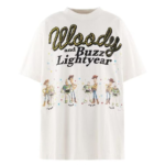 SAINT Mxxxxxx × TOY STORY Woody & Buzz T-Shirt – White
