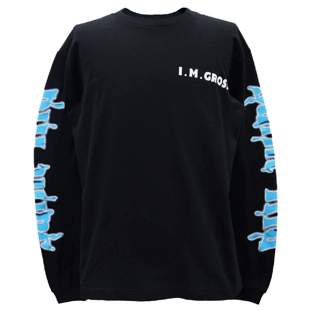 SAINT Mxxxxxx × The Kid LAROI Long-Sleeve T-Shirt – Black SAINT Mxxxxxx × The Kid LAROI Long-Sleeve T-Shirt – Black - Image 1