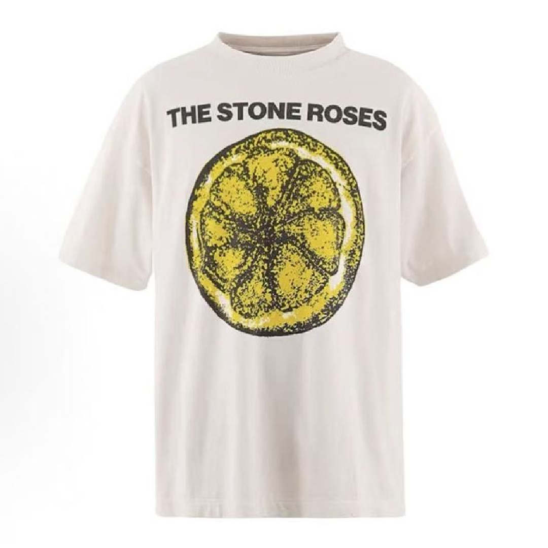 SAINT Mxxxxxx × The Stone Roses Graphic Print T-Shirt front SAINT Mxxxxxx × The Stone Roses T-Shirt - Image 1