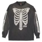 SAINT Mxxxxxx × VLONE Bone Long Sleeve T-Shirt – Black